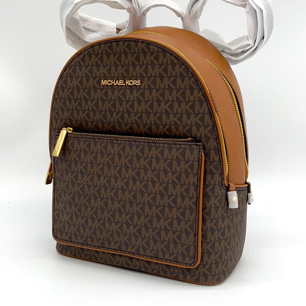 Michael Kors Medium Adina Backpack Brown - Picture 3 of 13